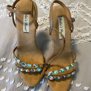 Studded heels perfect for pageant prom or special occasion